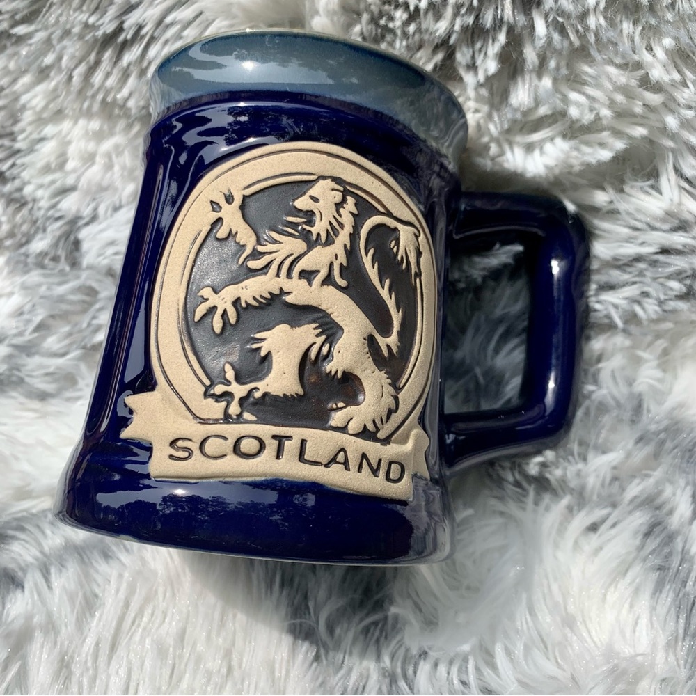 ⭐️SOLD⭐️Glen Appin Stoneware Mug 16.9 oz 500 ml | Lion Rampant - Blue NEW!! - Picture 1 of 10